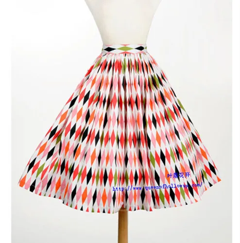 Женская винтажная юбка шаровары ретро размера плюс в стиле 35 50s|skirt rockabilly|skirt plus