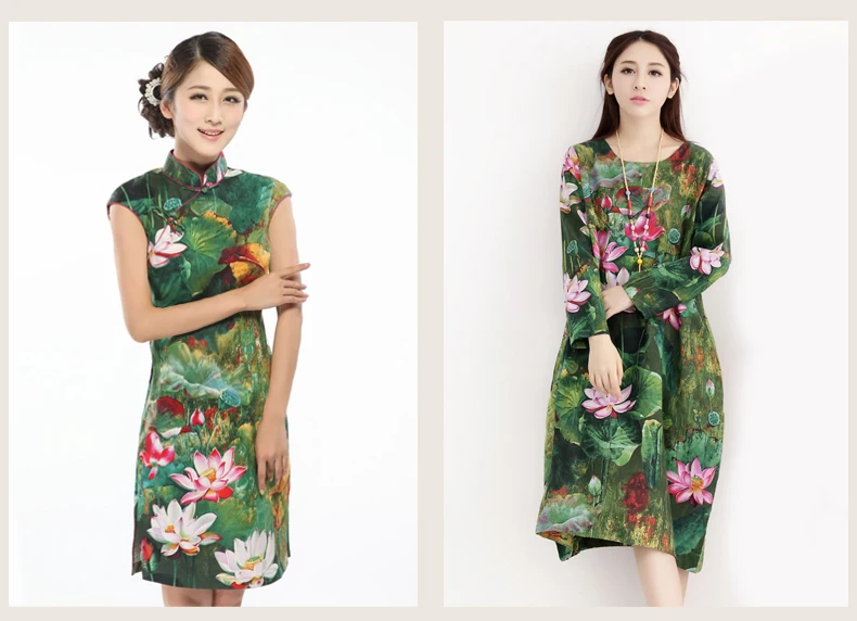 Льняная/хлопковая этническая ткань 145*100 см с цветочным принтом лотоса сделай сам