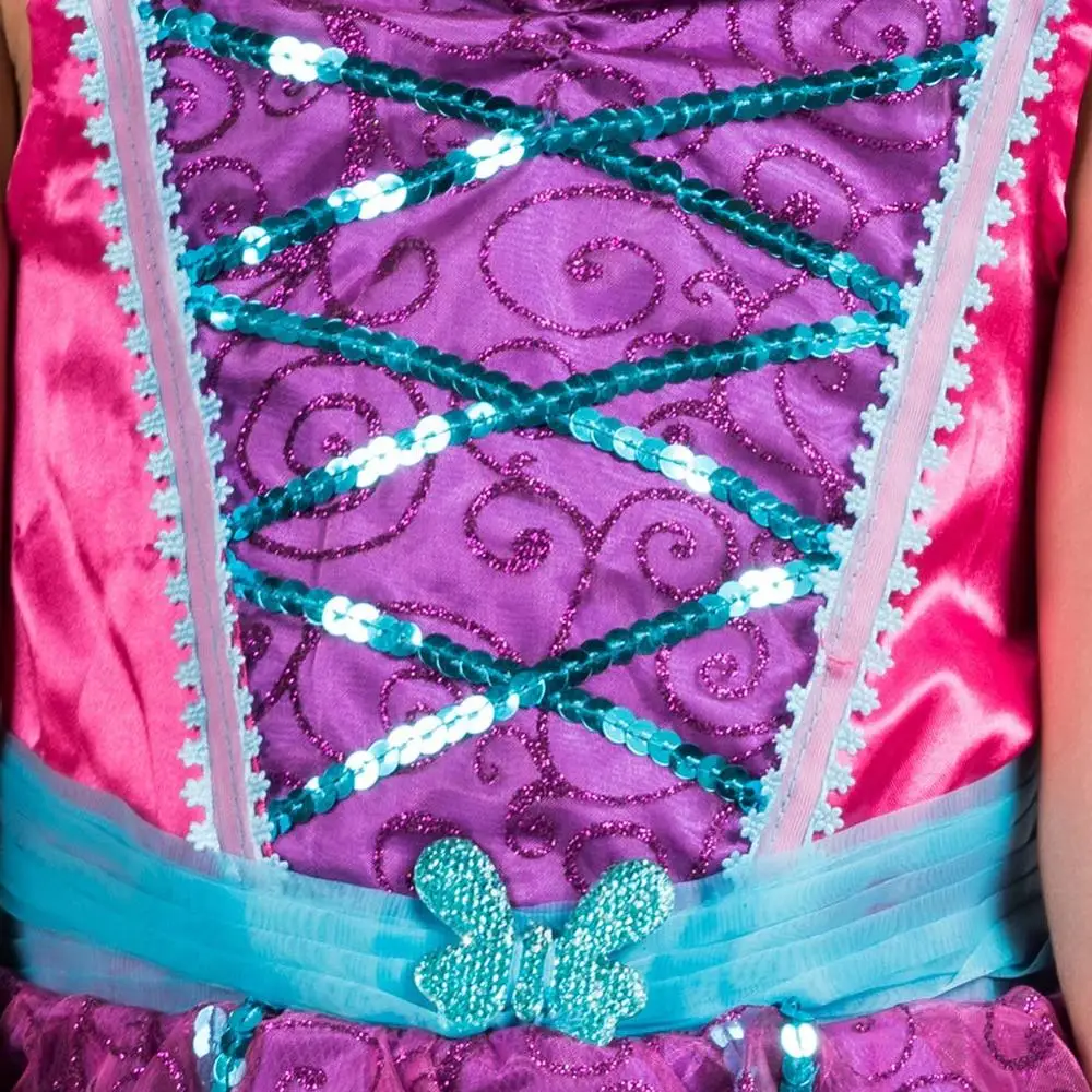 Цветочная фея Радуга Костюм Фантазия Эльф принцесса платье Детская Милая