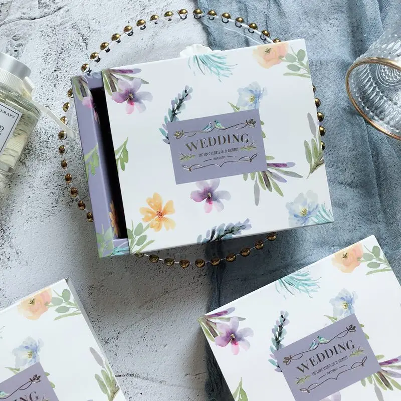 2019 мраморная коробка для конфет с постепенным изменением праздвечерние чные