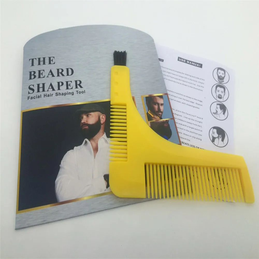 Борода стиль и формирование гребень Отделка Инструмент|style comb|comb beardtrim comb |