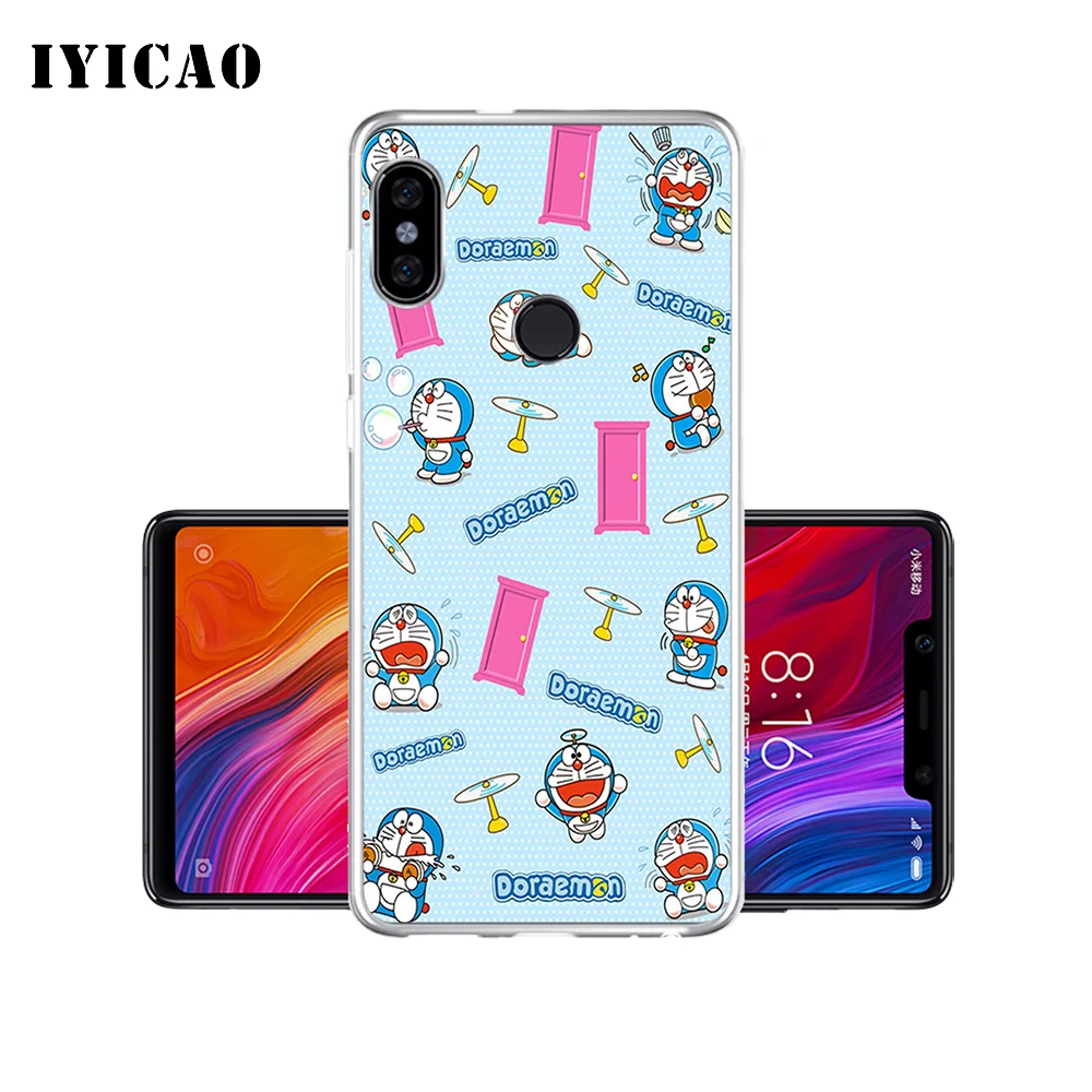Милый мягкий силиконовый чехол для телефона IYICAO Doraemon Xiaomi Mi 9 8 SE 6 A1 A2 Lite F1 MIX2S MIX3 из