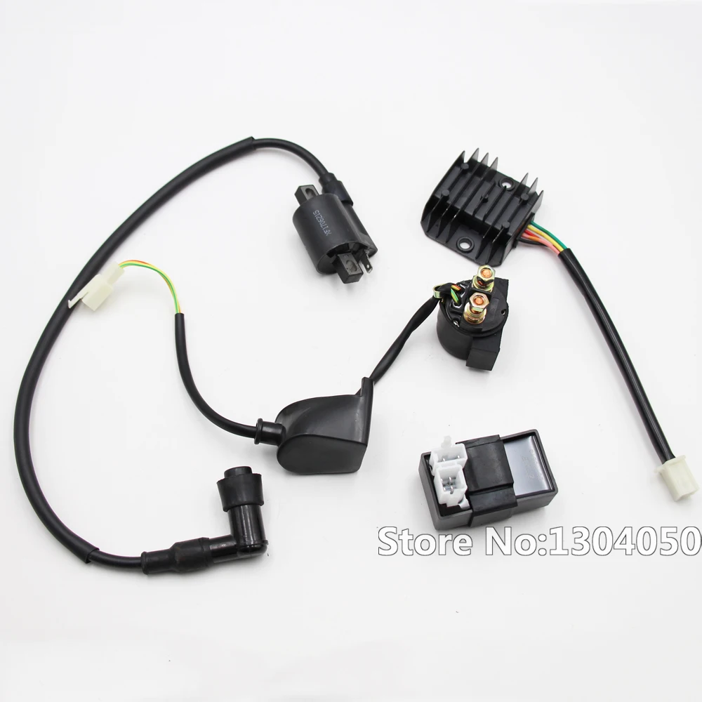 Выпрямительное реле регулятора катушка зажигания 6 контактный комплект CDI Box для