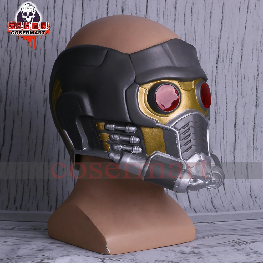 Шлем стражи Галактики латексный шлем Питера Квилла для косплея маска Хэллоуина