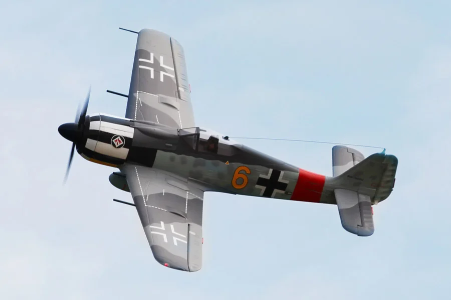 Радиоуправляемый самолет FMS 1400 мм 1 4 м Fw 190 Fw190 Focke Wulf желтый 6 новейших 6CH 4S EPO PNP Gaint