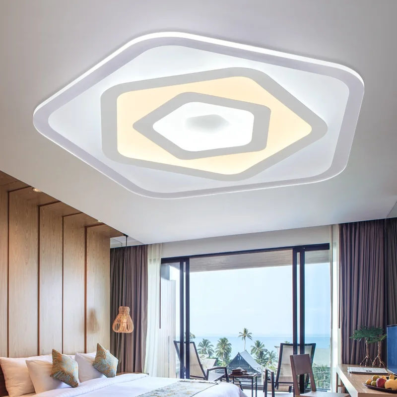 Звездный акриловый светодиодный потолочный светильник для дома гостиной