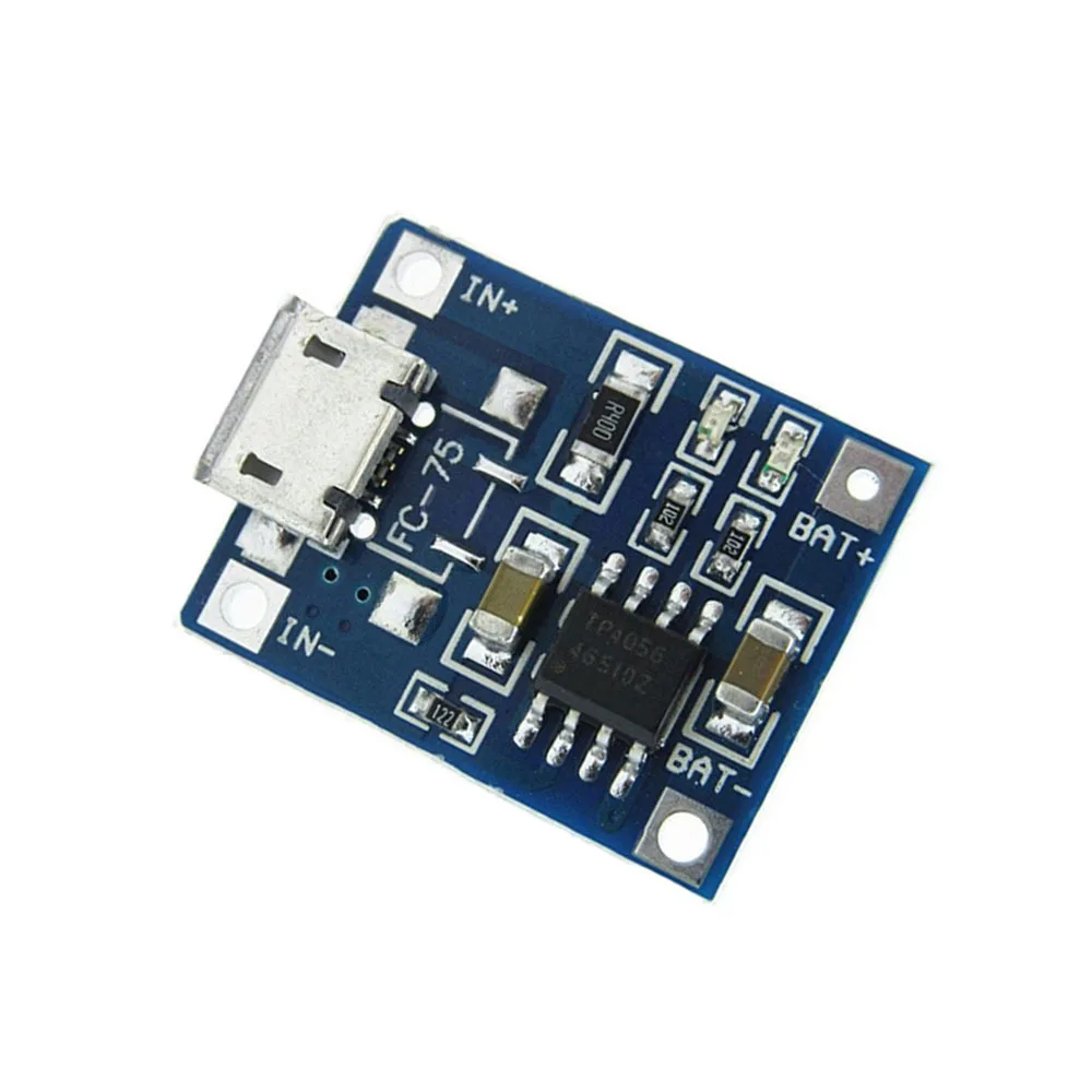 10 шт. TP4056 5В 1A Micro USB 18650 литиевая батарея зарядная плата модуль зарядного