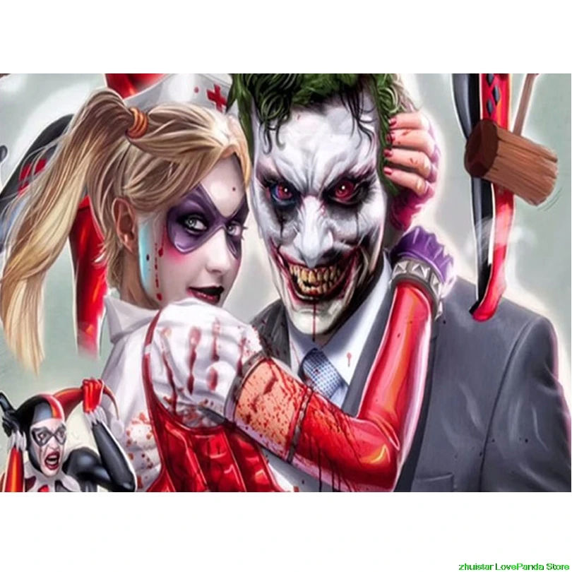 Алмазная картина Джокер клоунов мазаика вышивка распродажа алмазная живопись