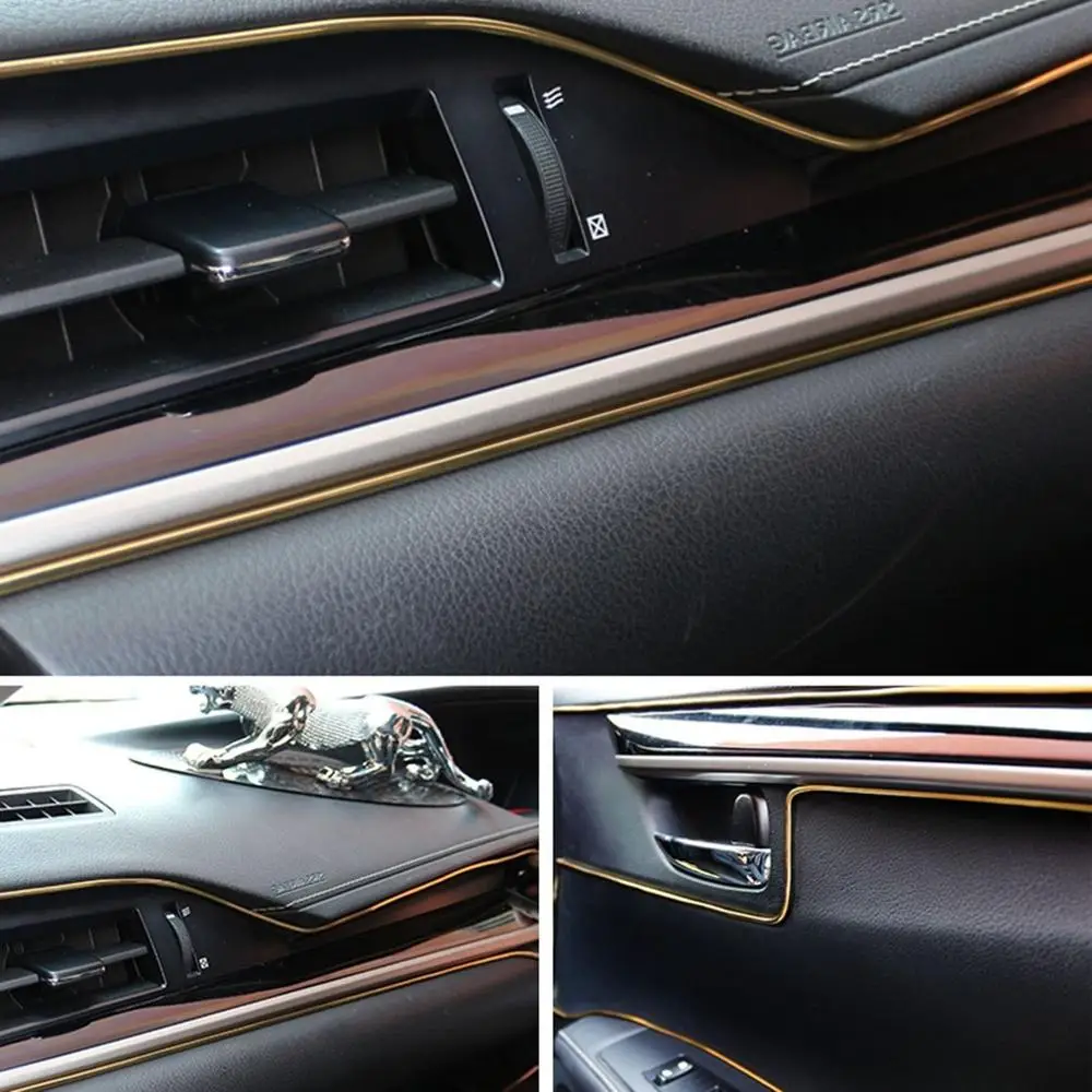 Новинка декоративные полоски для кузова автомобиля 5 м отделки интерьера цветные