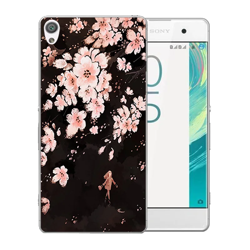 Мягкий Силиконовый ТПУ 5 0 дюйма для Sony Xperia XA F3111 чехол с ледяным узором прозрачная