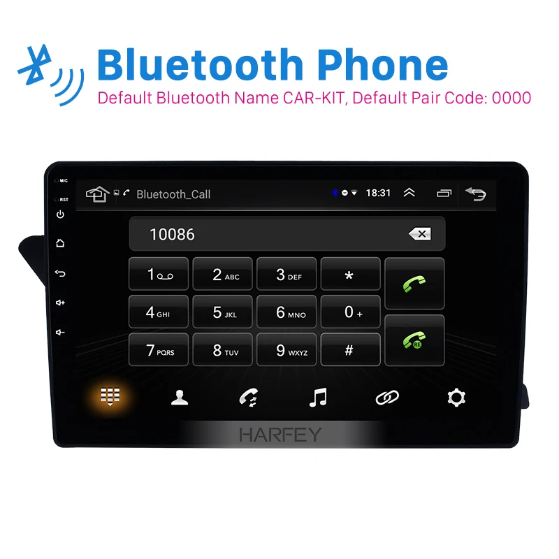 Harfey 10 1 &quotGPS Navi HD тачскрин радио Android 9 для Audi A4L 2009 2016 с Bluetooth USB WIFI AUX поддержка DVR SWC