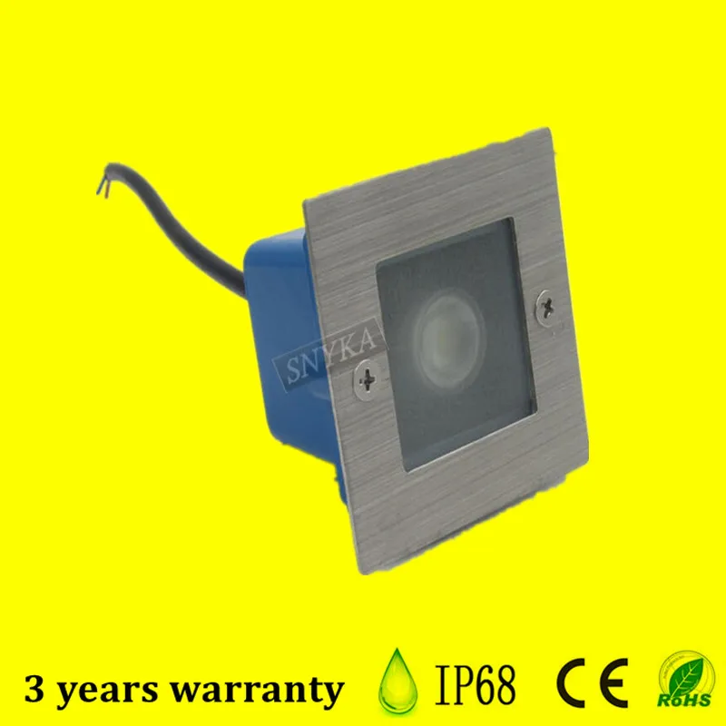

Free shipping 3W MINI LED Underground light Lamp IP68 Buried recessed floor outdoor lamp LED step Lights DC12V OR AC85-265V