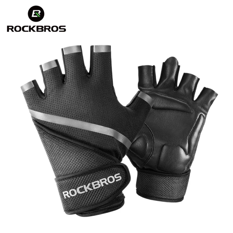 Спортивные Перчатки для фитнеса ROCKBORS противоскользящие велосипедные защитные