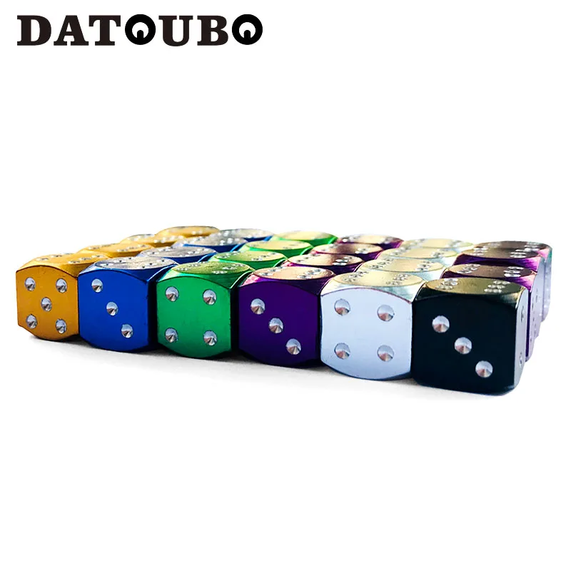 DATOUBO 16 шт. высококачественный алюминиевый Игральный кубик униальный автомобильный колпачок для клапанов шин, смешанный цветной колпак для велосипедных шин, колпак для автомобильных крышек