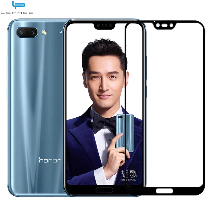 LEPHEE для huawei Honor 10 закаленное Стекло Экран протектор 2.5D 9 H полное покрытие пленки