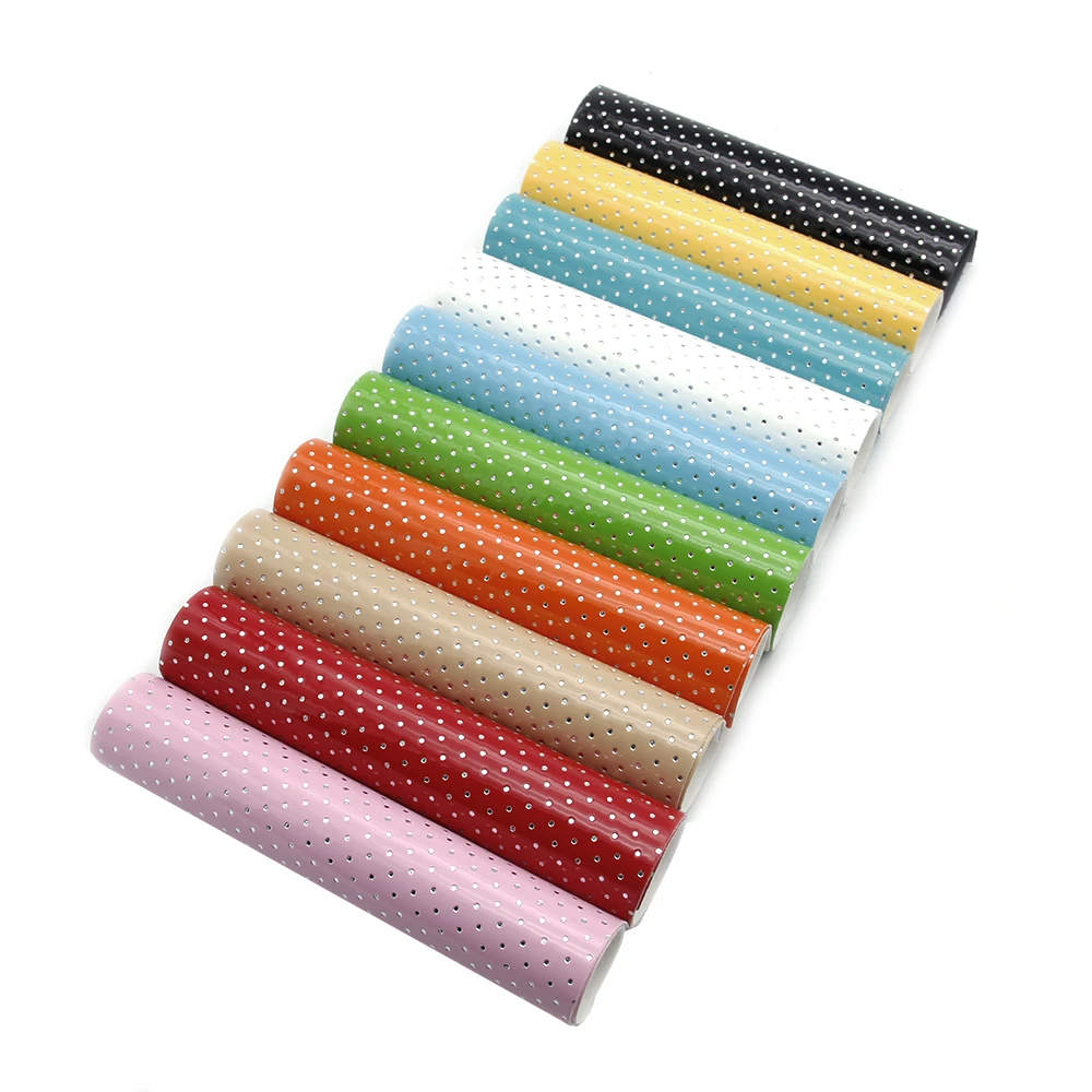 David accessories 20*34 см dot искусственной искусственная кожа бант для волос для художественного оформления ногтей, ручная работа ремесла 10 шт./компл., 1Yc6016
