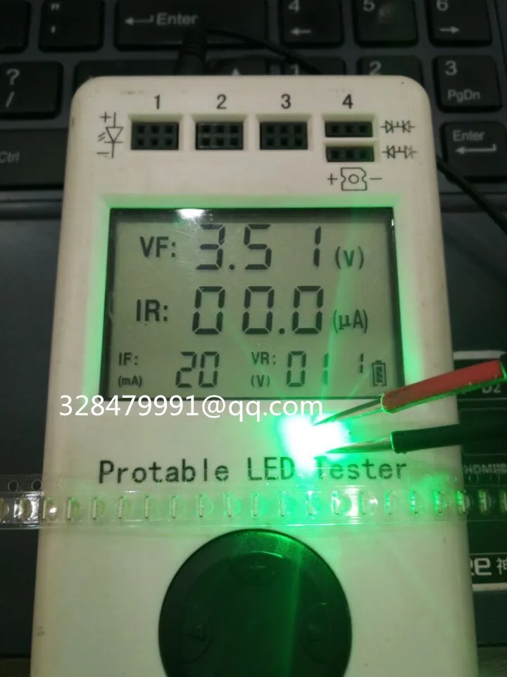 

(100 шт./лот) SMD LED 1204 зеленая светящаяся трубка 1206 LED 3,2*1,5 Everlight