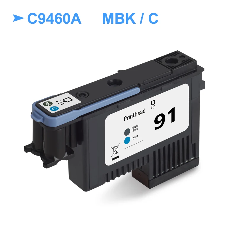 Для печатающей головки hp 91 C9460A C9461A C9462A C9463A Печатающая головка для принтера hp Designjet Z6100 Z6100ps(MBK/C M/Y LM/LC PBK/LGY