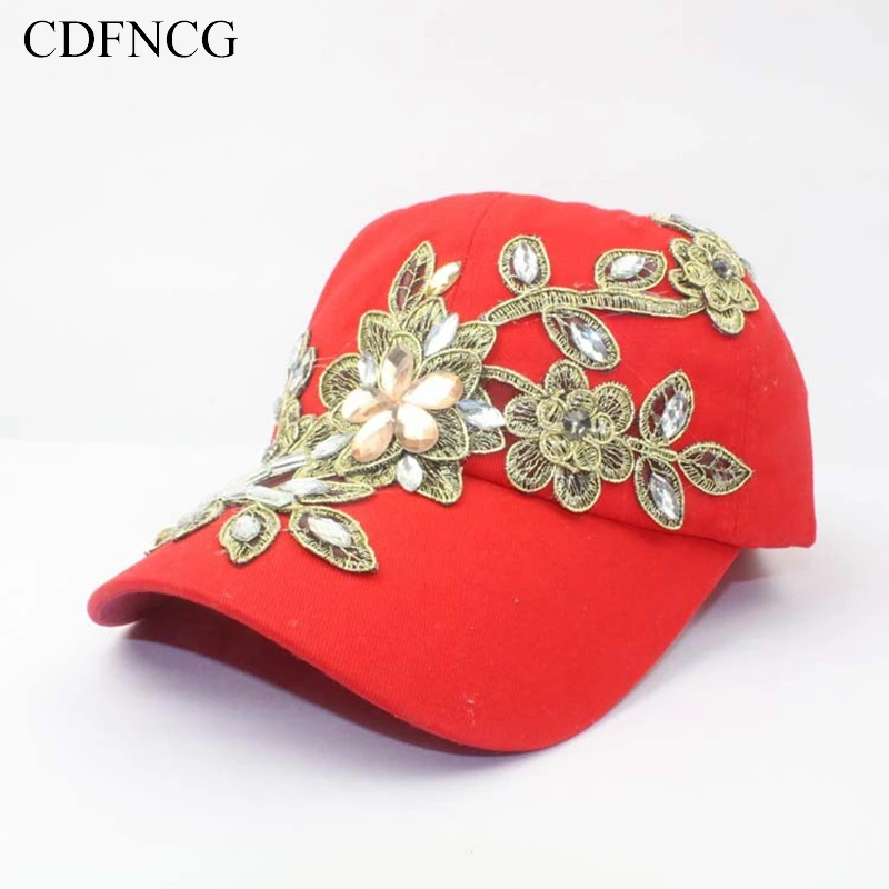 CDF 2019 модная винтажная бейсболка в стиле Snapback из джинсовой ткани с золотым