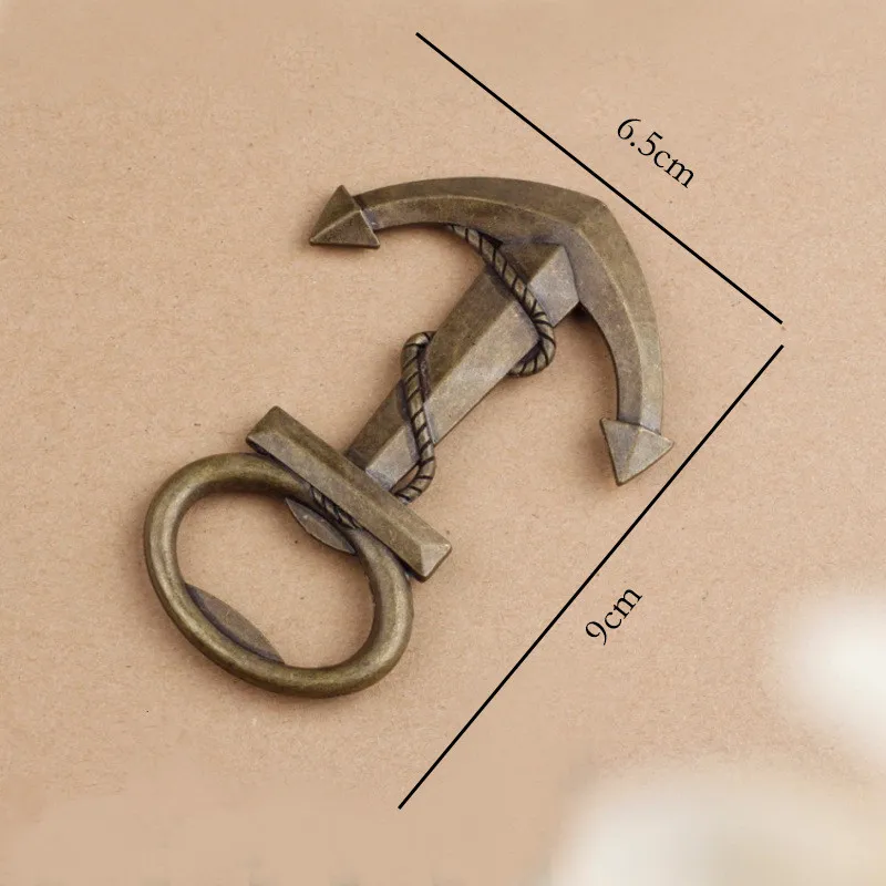 Свадебный подарок для гостей ретро открывалка бутылок с якорем свадебное