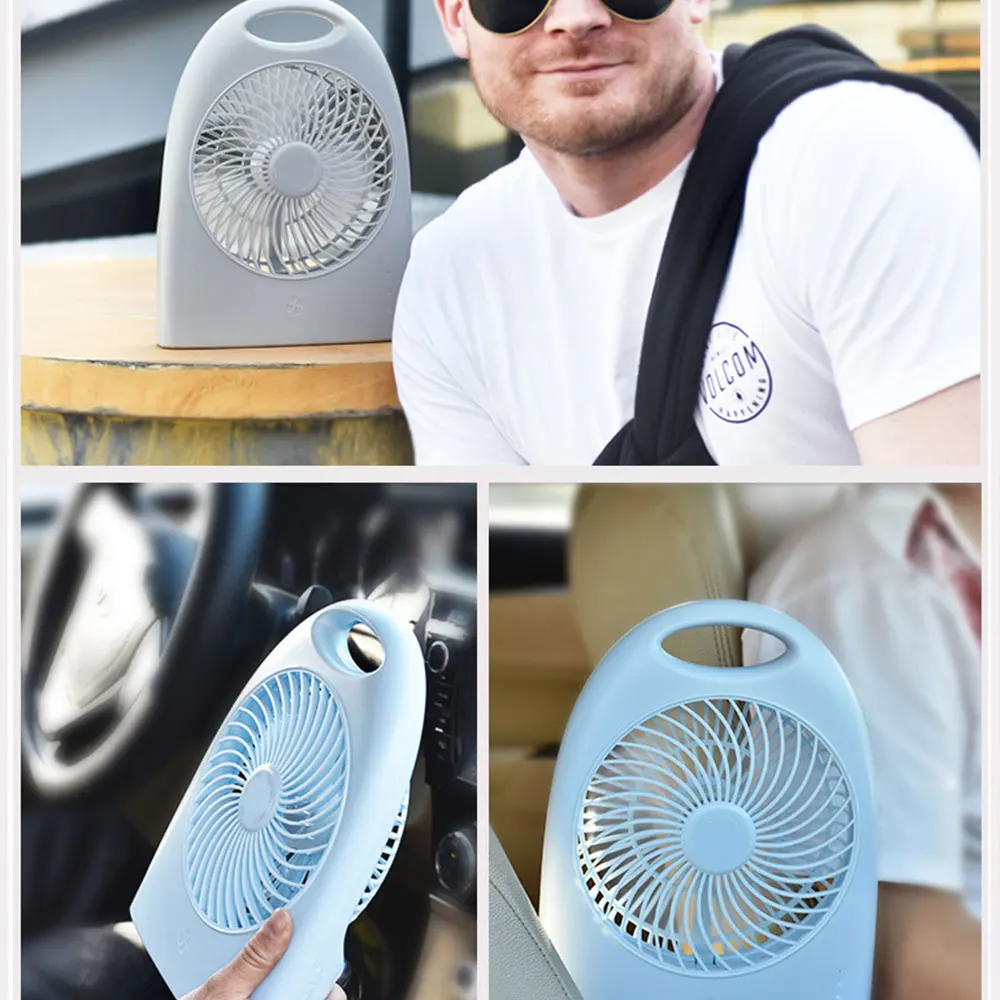2019 капля 6 дюймов электрический вентилятор охлаждающий портативный милый
