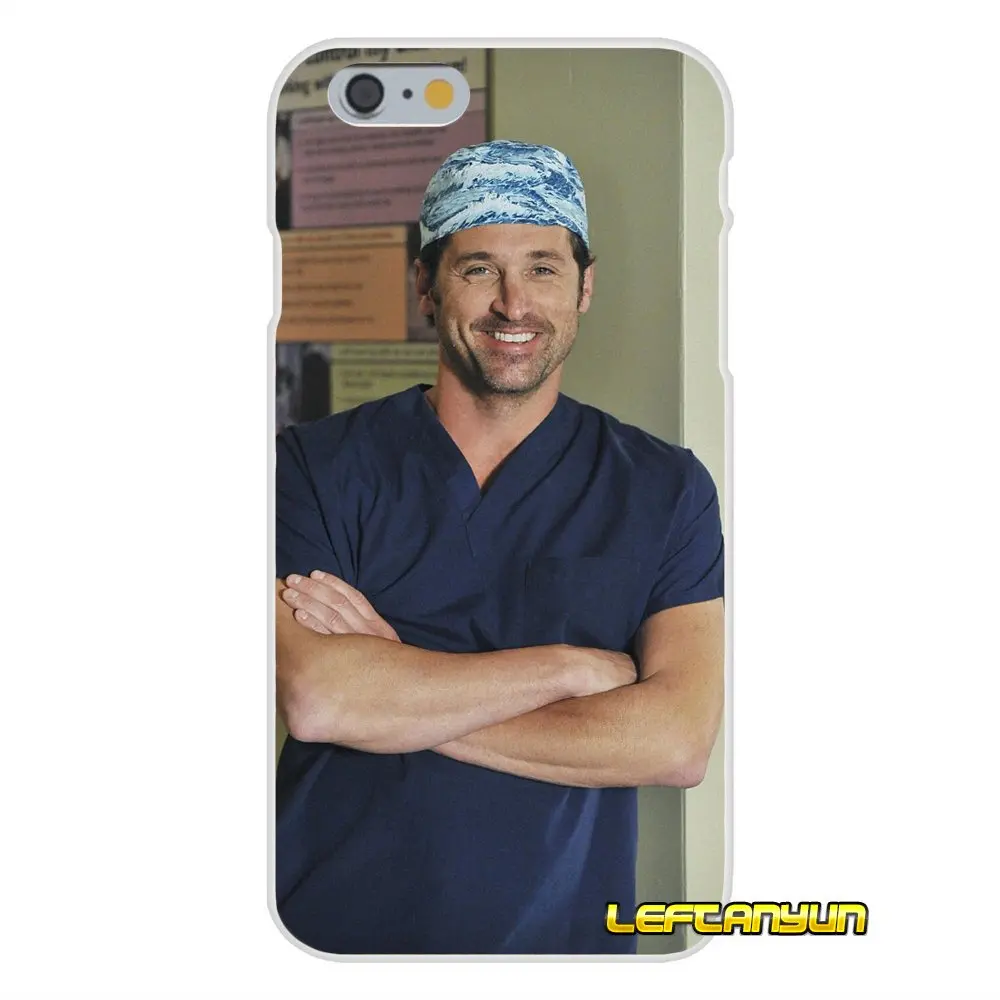 Для iPhone X 4 4s 5 5S 5C SE 6 S 7 8 Plus Derek Shepherd GREYS Anatomy аксессуары чехлы для телефонов |