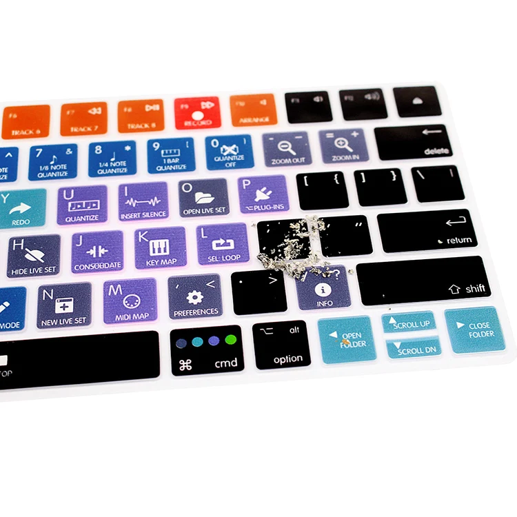 HRH Ableton Live функциональные горячие клавиши ярлыки силиконовая клавиатура защитная пленка для Apple Magic MLA22B/A Версия США