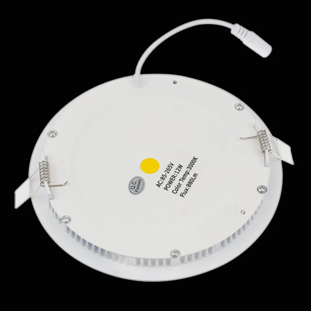 LemonBest 9 W светодиодные панели 900LM круглой формы 110 v 220 v ультратонкая SMD 2835 светодиодные точечные светильники для дома теплый/холодный белый