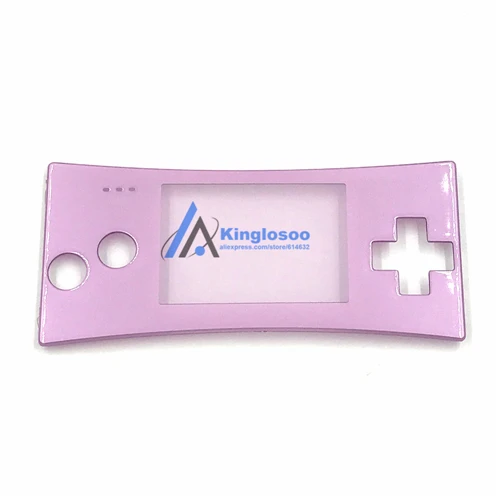 Pink 4 цвета запасная часть для GBM Gameboy Micro Системы Лицевая панель Крышка для переднего корпуса - Цвет: Pink