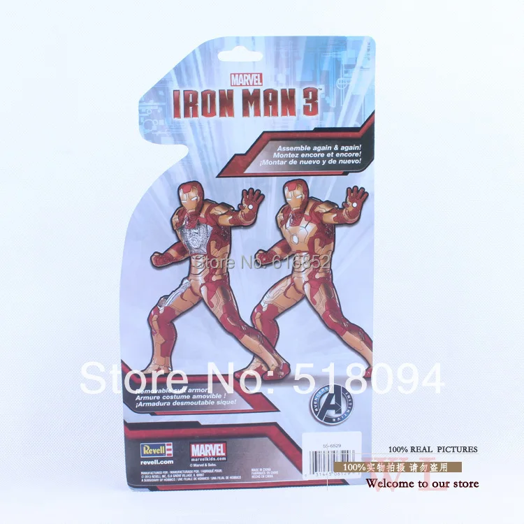 Free Shipping Mavel Superhero Iron Man 3 PVC Action Figure Toy 7&quot18CM HRFG118 | Игрушки и хобби