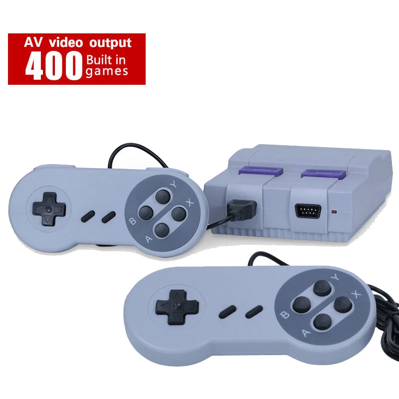ТВ Видео игровая консоль портативная для Nes классических игр встроенные 400 различных PAL & NTSC двойной