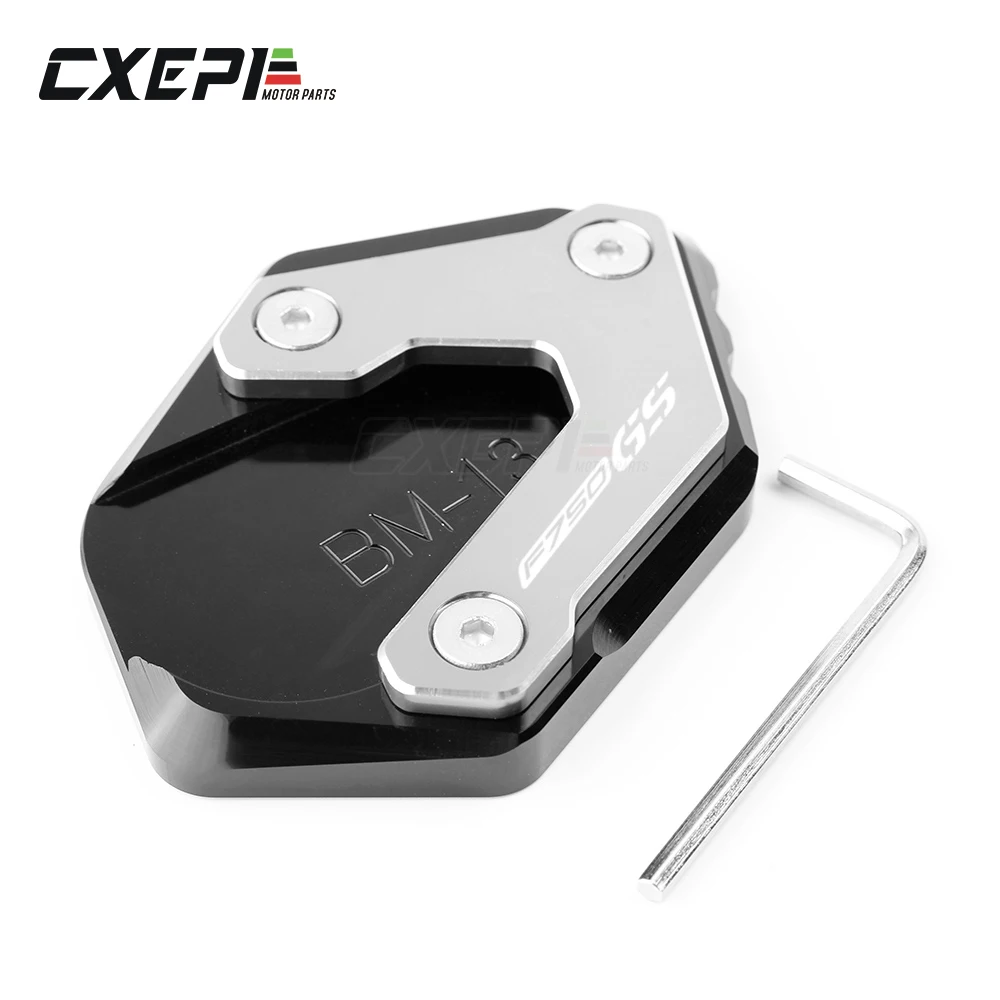 

For BMW R1200GS LC R1250GS Adventure F850GS F750GS Motorcycle CNC Kickstand Side Stand Enlarge Extension Pad Support Accessories