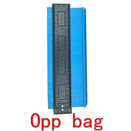 10 inch-OPP bag Пластиковый профиль копировальный Калибр контурный Калибр Дубликатор стандарт 5/1" Ширина древесины маркировочный инструмент плитка ламинат плитки общие инструменты - Цвет: 10 inch-OPP bag