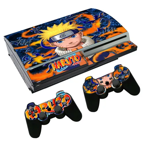 0450 Аниме Наруто кожи Стикеры наклейка для PS3 жира Игровые приставки 3 консоли и контроллеры для PS3 скины Стикеры винил - Цвет: 0450