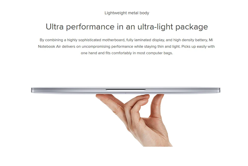 Xiaomi Mi ноутбук Air 13,3 Windows 10 Intel Core i7-8550U четырехъядерный 2,5 ГГц 8 Гб 256 ГБ датчик отпечатков пальцев двойной WiFi type-C