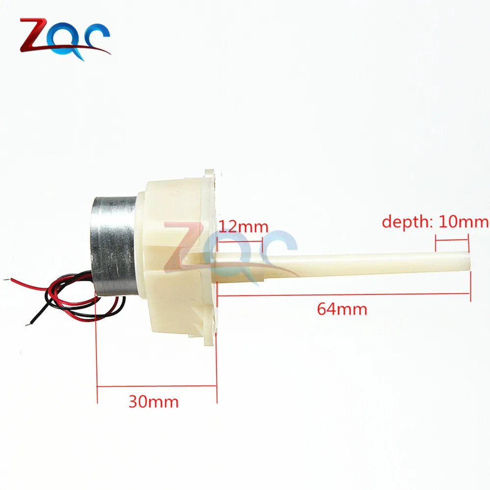 DC 6V 12V 8-16RPM длинный вал турбины червячный мотор-редуктор медленное снижение коробки передач AS