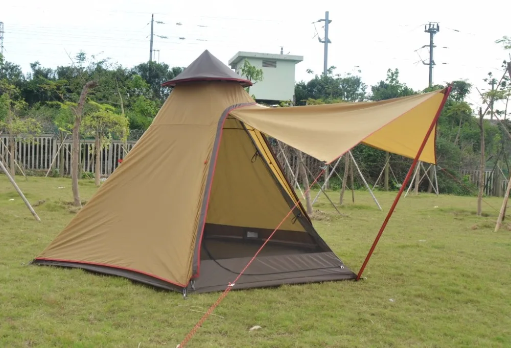 Новая пирамидальная индийская палатка для кемпинга на 4 6 человек наружная
