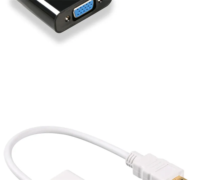 HDMI к VGA адаптер Мужской к Famale конвертер для PS4 1080P HDMI-VGA адаптер с видео аудио кабель Разъем HDMI VGA для ПК ТВ коробка