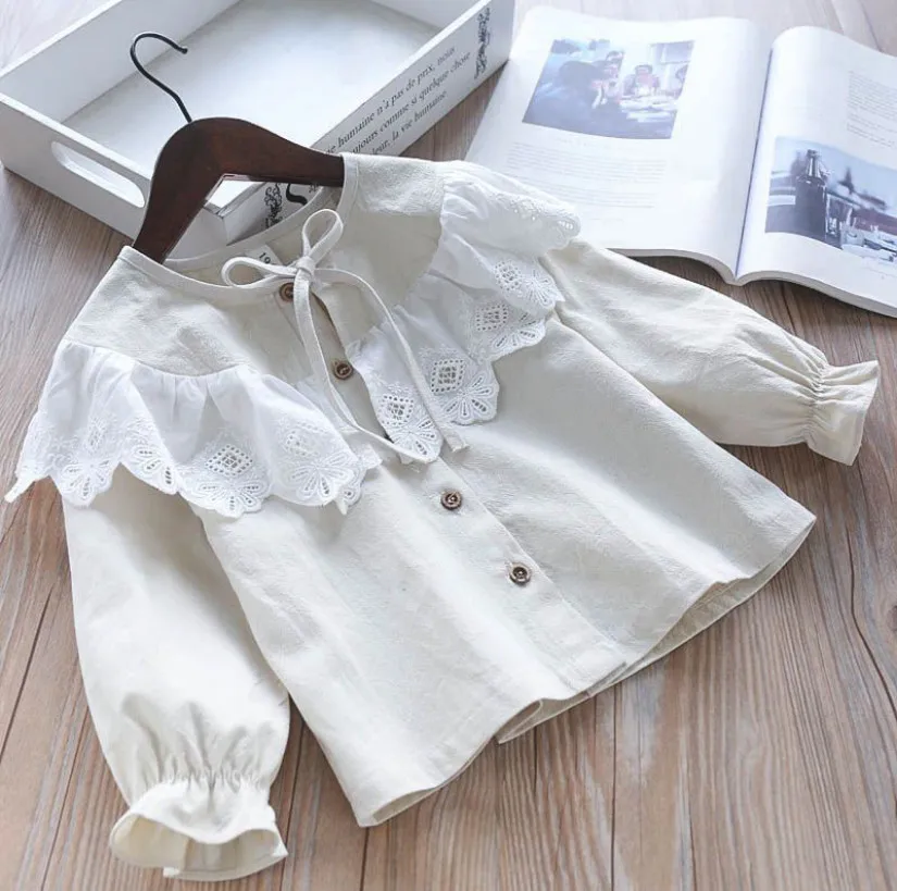 Новинка рубашка для маленьких девочек высококачественные детские рубашки с