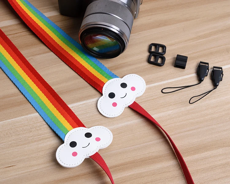 Roadfisher Радужное Облако лицо винтажная камера плечевой ремень шейный держатель