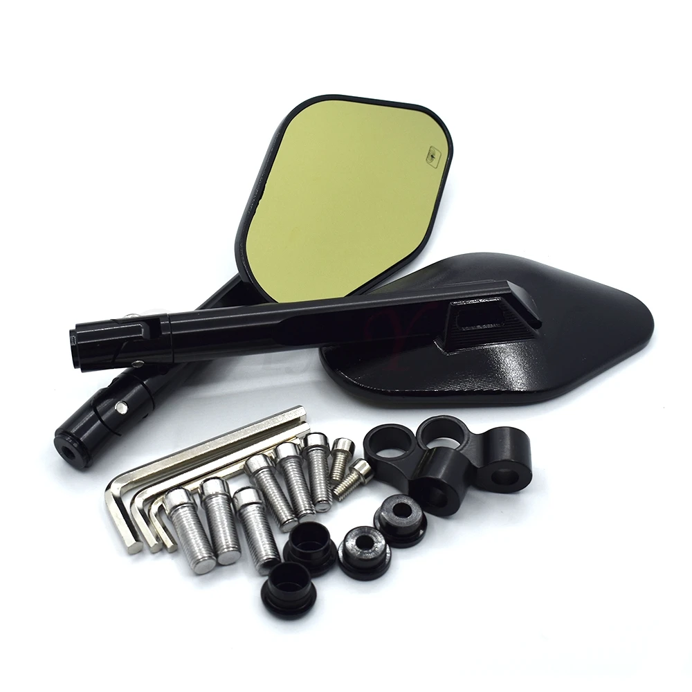 

For Suzuki GSXR600 GSXR750 GSX-R600 GSX-R750 GSXR1000 Universal new motorcycle 8mm 10mmCNC aluminum alloy rearview mirror