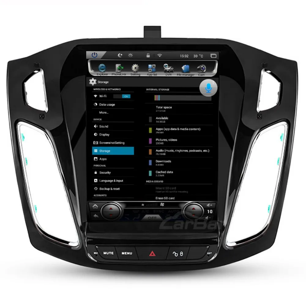 10," вертикальный экран 1024*768 Android автомобильный DVD gps навигатор радио плеер для Ford Focus 2012 2013 ram 2 Гб четырехъядерный