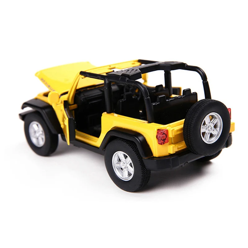 HOMMAT моделирование 1:32 Jeep Wrangler Rubicon SUV автомобиль литой игрушечный автомобиль Модель Коллекция детский подарок автомобили игрушки для детей