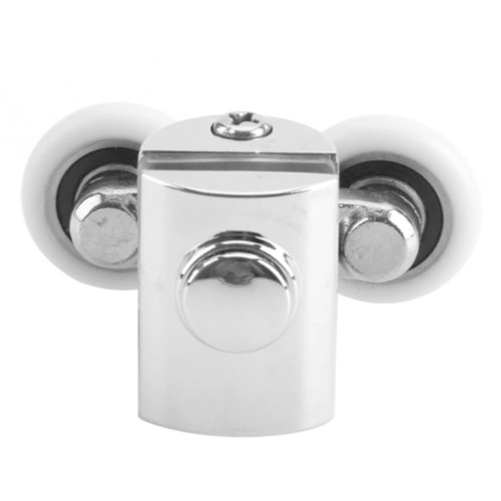 Новый 4 * Сверхмощный Цинковый Сплав двойной верхний нижний душ|Дверные ролики| |