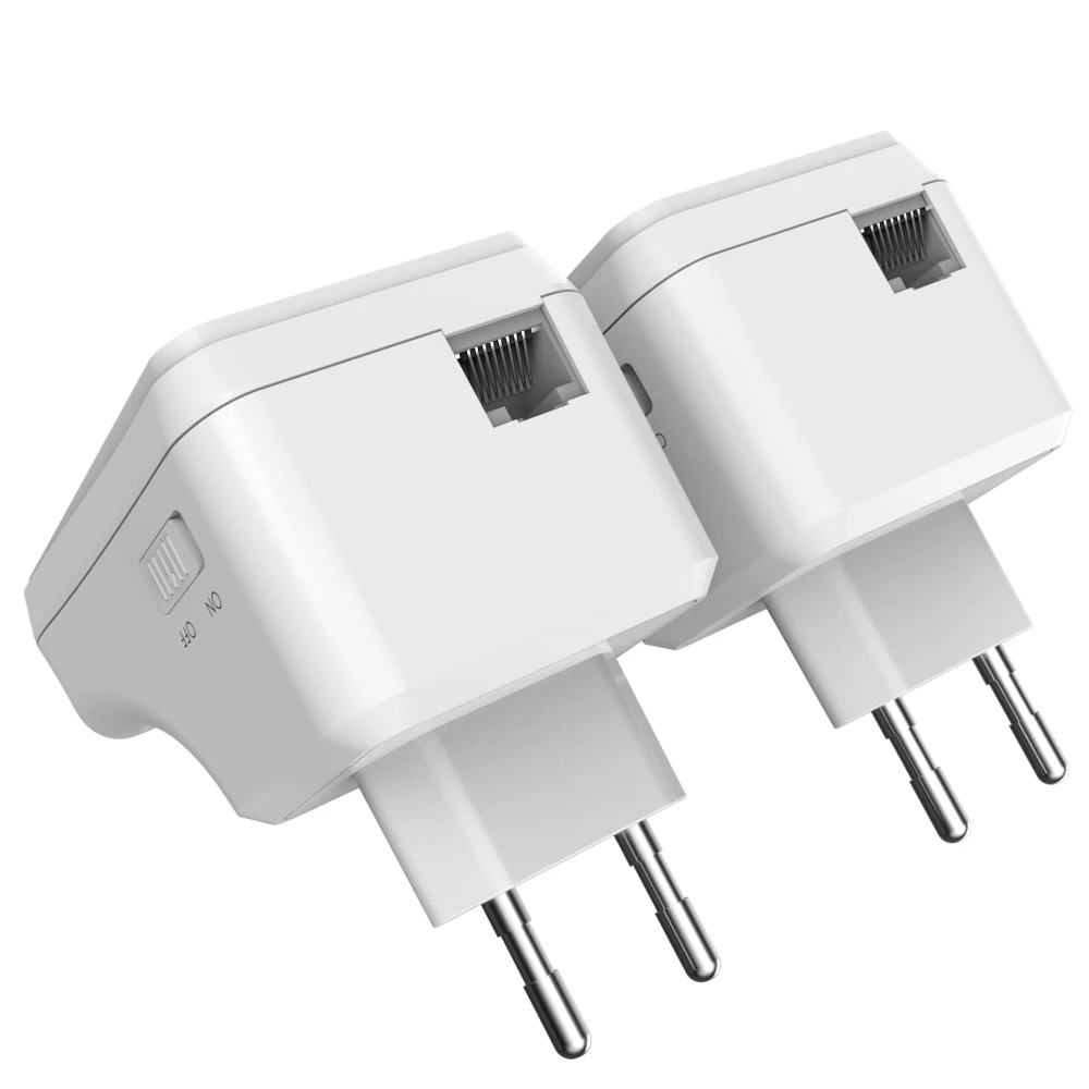 Wavlink 1 пара 500 Мбит/с сетевой адаптер питания Ethernet PLC Адаптер Комплект Homeplug AV Plug and Play IPTV линия питания AV500 EU/US