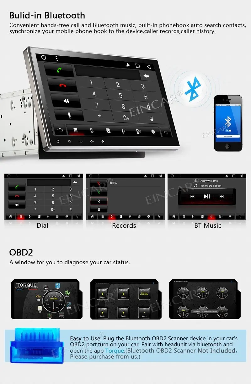 Передняя и задняя камера + новая Автомобильная магнитола на андроид 7 1