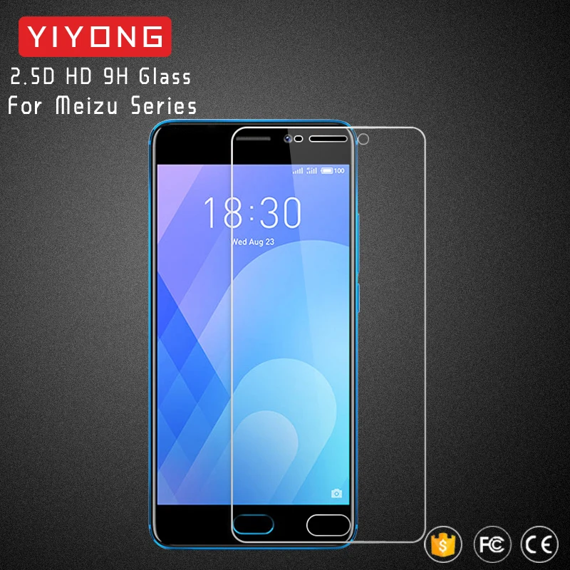 25 шт./лот YIYONG для Meizu M6 Note M6S M6T M5 M3S Mini M5S M3 защита экрана из закаленного стекла Pro 7 Plus