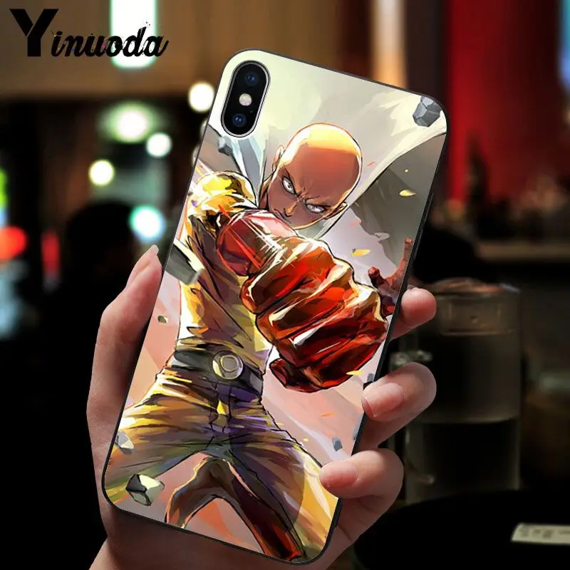 11pro MAX Bleach One Punch Man DIY Окрашенные аксессуары для телефонов чехол iPhone 8 7 6 6S Plus X XS 5 5S SE