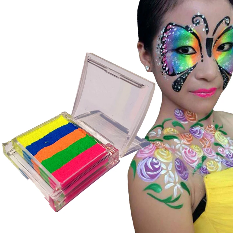 Неоновая Радужная краска для лица и тела OPHIR 10 г модель краски макияжа пигментный