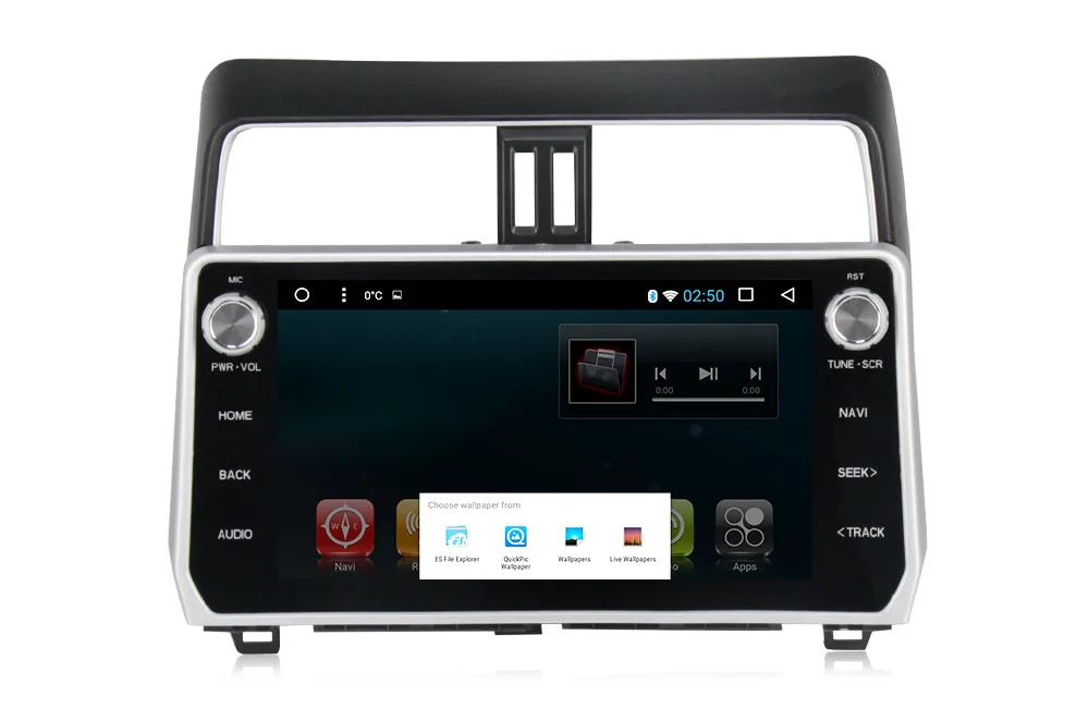 1" Android автомобильный мультимедийный Стерео gps Навигация DVD Радио Аудио Sat Nav Головное устройство для Toyota Land Cruiser Prado